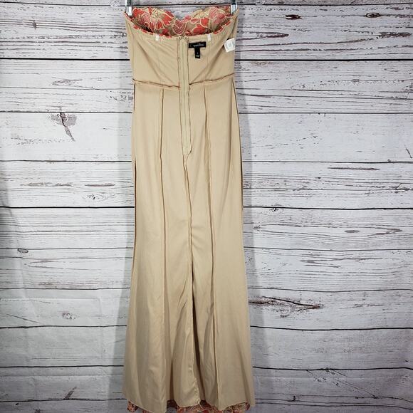 Speechless Floral Lace Strapless Sweetheart Neck Mermaid Dress Size 1 - Picture 11 of 14